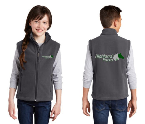 HF & SC - Port Authority® Youth Value Fleece Vest