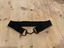 Load image into Gallery viewer, Anademi Black Bit Buckle Stretch Belts
