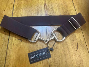 Anademi Silver Bit Buckle Stretch Belts