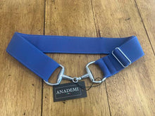 Load image into Gallery viewer, Anademi Silver Bit Buckle Stretch Belts