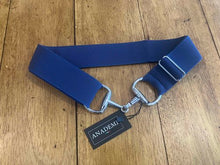 Load image into Gallery viewer, Anademi Silver Bit Buckle Stretch Belts