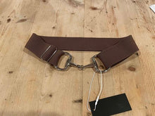 Load image into Gallery viewer, Anademi Silver Bit Buckle Stretch Belts