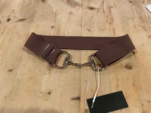 Anademi Silver Bit Buckle Stretch Belts