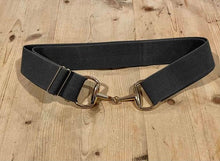 Load image into Gallery viewer, Anademi Silver Bit Buckle Stretch Belts