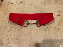 Load image into Gallery viewer, Anademi Silver Bit Buckle Stretch Belts