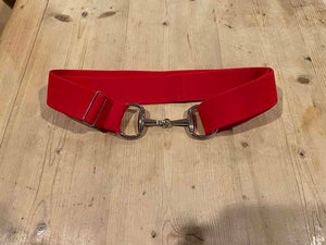 Anademi Silver Bit Buckle Stretch Belts