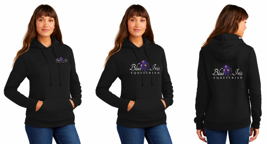 Blue Iris Equestrian - Core Fleece Pullover Hooded Sweatshirt