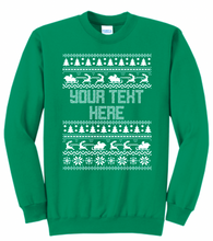 Load image into Gallery viewer, Holiday Ugly Sweater Sweatshirts - Youth