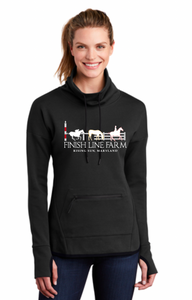 Finish Line Farm - Sport-Tek ® Ladies Triumph Cowl Neck Pullover