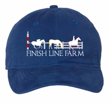 Load image into Gallery viewer, Finish Line Farm - Classic Unstructured Baseball Cap (Small Fit &amp; Regular)