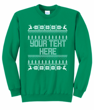 Load image into Gallery viewer, Holiday Ugly Sweater Sweatshirts - Youth