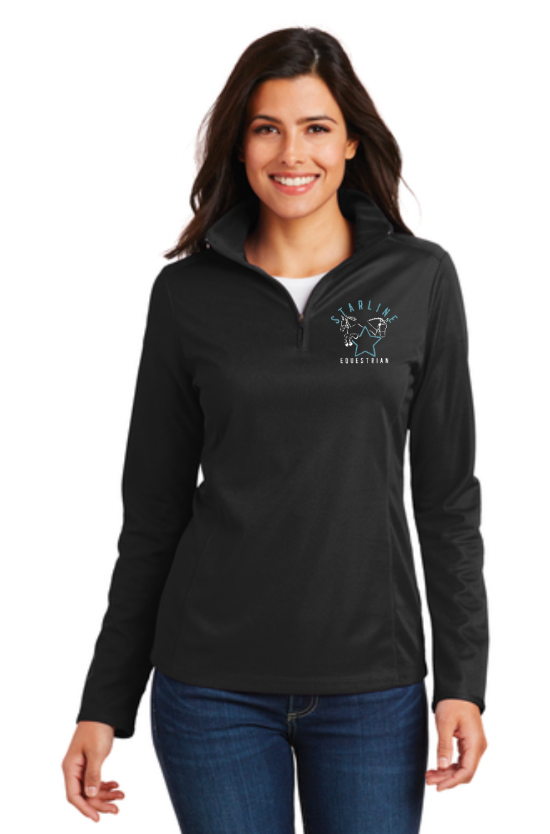 Starline Equestrian - Port Authority® Ladies Pinpoint Mesh 1/2-Zip