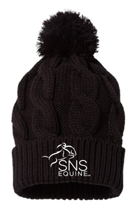 SNS Equine LLC - Richardson - Chunk Twist Knit Beanie With Cuff