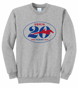 USHJA 20th Anniversary - Glidan Heavy Blend Crewneck Sweatshirt