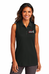 USHJA Zone - Port Authority® Ladies Dry Zone® UV Micro-Mesh Sleeveless Polo