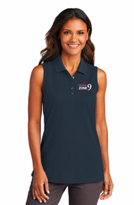 USHJA Zone - Port Authority® Ladies Dry Zone® UV Micro-Mesh Sleeveless Polo