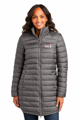 USHJA Zone - Port Authority® Ladies Horizon Puffy Long Jacket