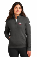 Load image into Gallery viewer, USHJA Zone - Nike Ladies Club Fleece Sleeve Swoosh 1/2-Zip