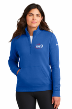 Load image into Gallery viewer, USHJA Zone - Nike Ladies Club Fleece Sleeve Swoosh 1/2-Zip