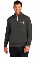 Load image into Gallery viewer, USHJA Zone - Nike Club Fleece Sleeve Swoosh 1/2-Zip