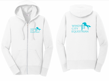 Load image into Gallery viewer, Windy City Equestrian - Port &amp; Company® Core Fleece Hooded Sweatshirt (Adult &amp; Youth)