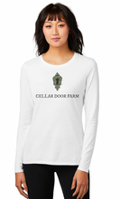 Load image into Gallery viewer, Cellar Door Farm - District® Women’s Perfect Blend® CVC Long Sleeve Tee