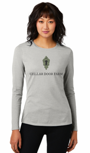 Cellar Door Farm - District® Women’s Perfect Blend® CVC Long Sleeve Tee