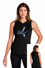 Load image into Gallery viewer, Sterling Training Center - Sport-Tek ® Ladies PosiCharge ® Tri-Blend Wicking Draft Hoodie Tank