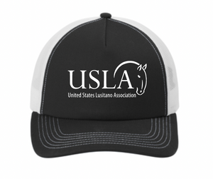 USLA - Port Authority® Low-Profile Snapback 5-Panel Trucker Cap