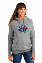 Load image into Gallery viewer, USHJA 20th Anniversary - Ladies Core Fleece Pullover Hooded Sweatshirt