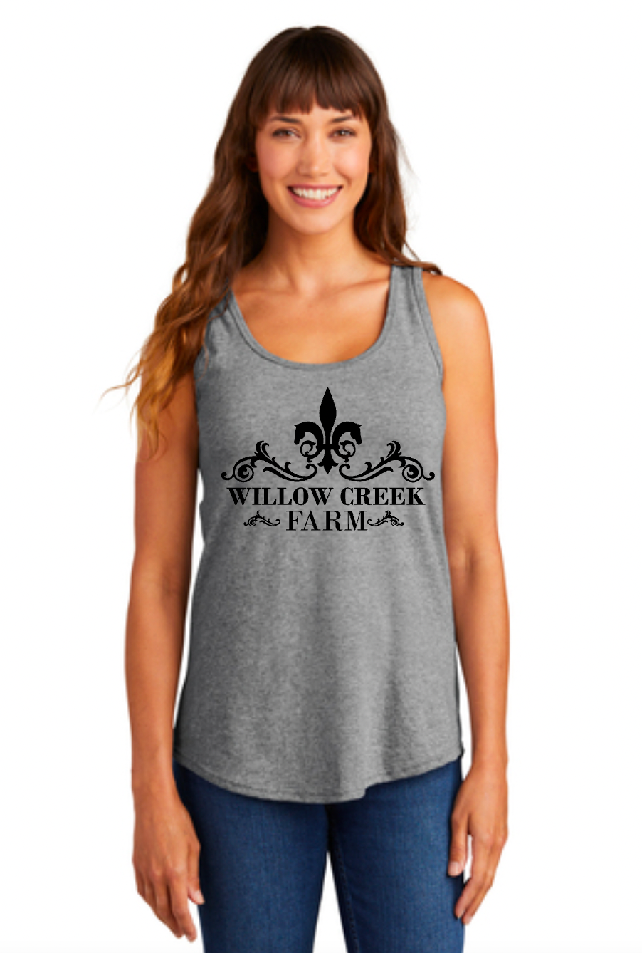 Willow Creek Farm - Ladies Core Cotton Tank Top