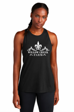 Load image into Gallery viewer, Willow Creek Farm - Sport-Tek® Ladies PosiCharge® Tri-Blend Wicking Tank