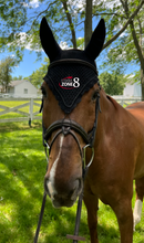 Load image into Gallery viewer, USHJA Zone - Tie Down Ear Bonnet