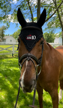 Load image into Gallery viewer, USHJA Zone - Tie Down Ear Bonnet