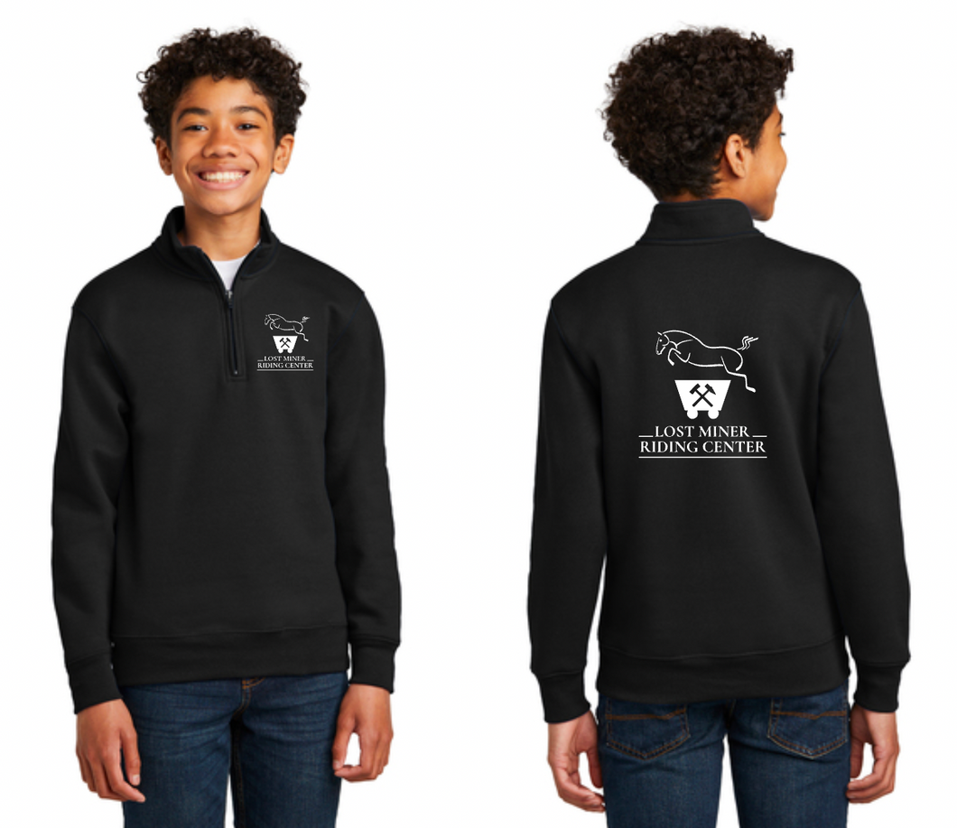 Lost Miner Riding Center - Port & Company ® Youth Core Fleece 1/4-Zip Pullover Sweatshirt