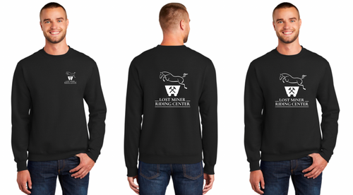 Lost Miner Riding Center - Port & Company® Core Fleece Crewneck Sweatshirt