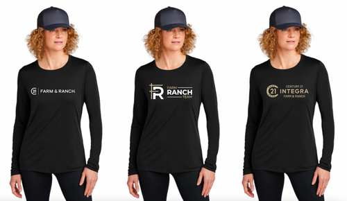 The Farm Ranch Team - Sport-Tek® Ladies Posi-UV® Pro Long Sleeve