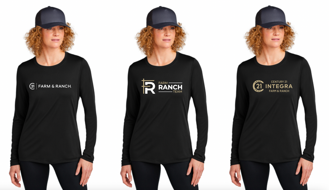 The Farm Ranch Team - Sport-Tek® Ladies Posi-UV® Pro Long Sleeve