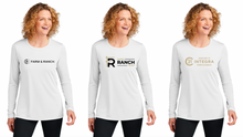 Load image into Gallery viewer, The Farm Ranch Team - Sport-Tek® Ladies Posi-UV® Pro Long Sleeve