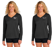 Load image into Gallery viewer, Berry Hill Equestrian - Sport-Tek® Ladies Long Sleeve PosiCharge® Competitor™ V-Neck Tee