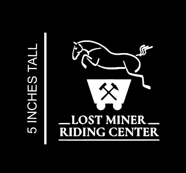 Lost Miner Riding Center - Car Decal