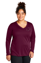 Load image into Gallery viewer, Bellhaus Equestrian - Sport-Tek® Ladies Long Sleeve PosiCharge® Competitor™ V-Neck Tee