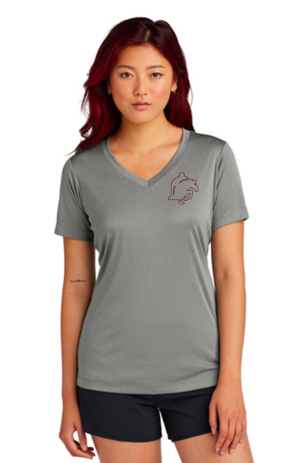 Bellhaus Equestrian - Sport-Tek® Ladies PosiCharge® Competitor™ V-Neck Tee