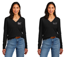 Load image into Gallery viewer, Berry Hill Equestrian - Brooks Brothers® Women’s Cotton Stretch V-Neck Sweater