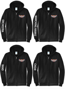 Hoffman Music Parents Association - Full Zip Hooded Sweatshirt