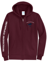 Load image into Gallery viewer, Showplace Productions - Core Fleece Full Zip Hooded Sweatshirt