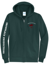 Load image into Gallery viewer, Showplace Productions - Core Fleece Full Zip Hooded Sweatshirt