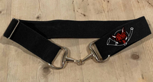 Load image into Gallery viewer, Loudoun Fairfax Hunt - Anademi Silver Bit Buckle Stretch Belts