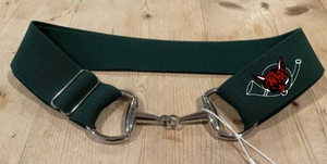 Loudoun Fairfax Hunt - Anademi Silver Bit Buckle Stretch Belts