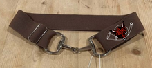 Load image into Gallery viewer, Loudoun Fairfax Hunt - Anademi Silver Bit Buckle Stretch Belts